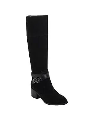 Женские кожаные ботинки для верховой езды EVOLVE Black Titus с круглым носком и блокировкой на молнии, размер 8 м