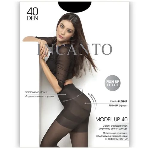 Колготки Incanto Model Up, 40 den, размер 4, nero