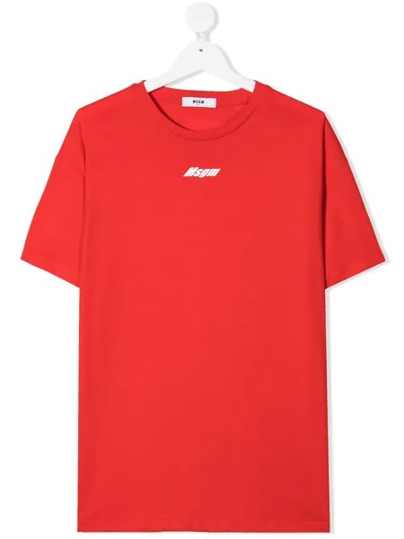 MSGM Kids футболка с логотипом