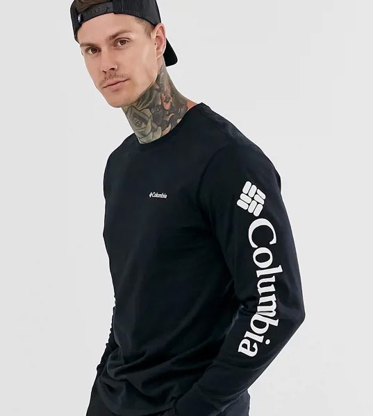 Черный лонгслив Columbia North Cascades – эксклюзивно для ASOS-Черный цвет