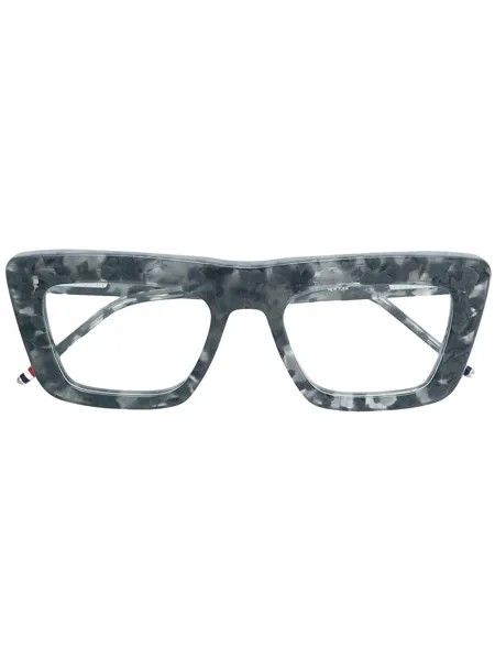 Thom Browne Eyewear солнцезащитные очки в квадратной оправе