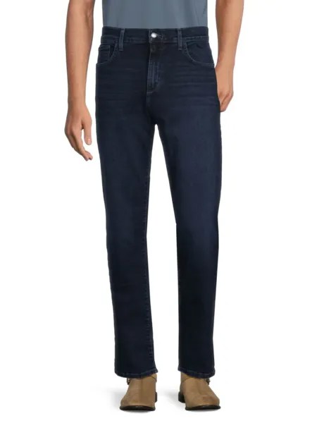 Классические джинсы прямого кроя с высокой посадкой Joe'S Jeans, темно-синий