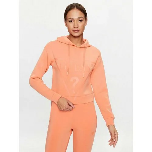 Худи GUESS, размер XXS [INT], оранжевый