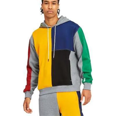 Мужская серая повседневная верхняя одежда Puma Signature Pullover Hoodie 532086-01