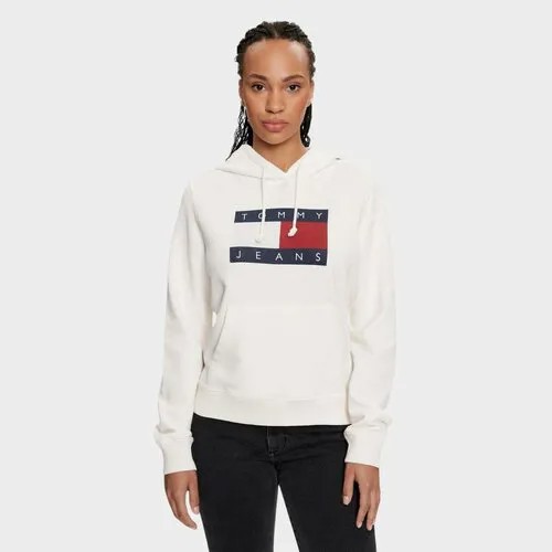 Худи Tommy Jeans, размер M, , белый