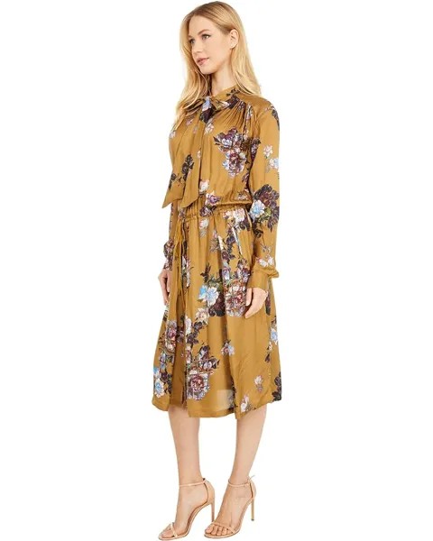 Платье Preen by Thornton Bregazzi Lupin Dress, цвет Tan Wild Rose