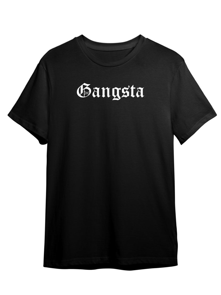 Футболка унисекс Каждому Своё Gangsta/OG/Гангстер STGO16N черная S