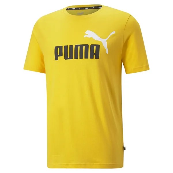 Футболка Puma Essentials+ 2 Col Logo T-shirt, желтый