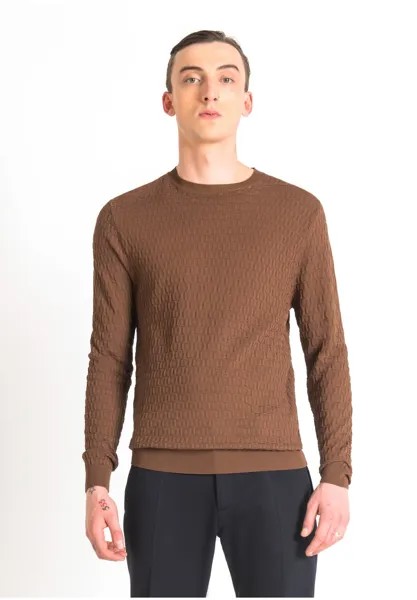 Джемпер Regular Fit Antony Morato, цвет dark camel