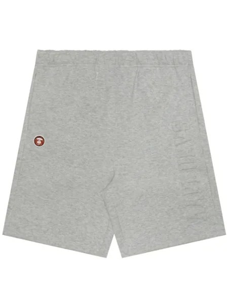 Спортивные шорты с тисненым логотипом AAPE BY *A BATHING APE, серый