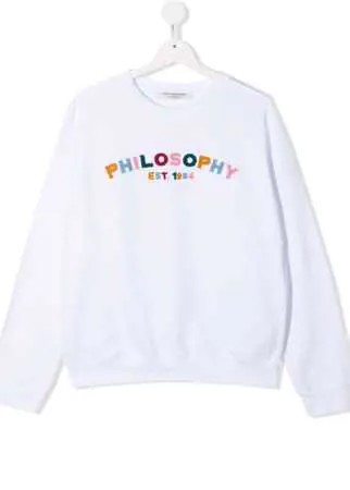 Philosophy Di Lorenzo Serafini Kids толстовка с вышитым логотипом