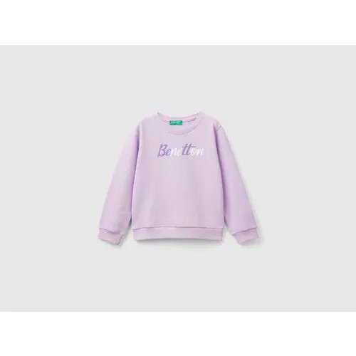 Свитшот UNITED COLORS OF BENETTON, размер 82, фиолетовый
