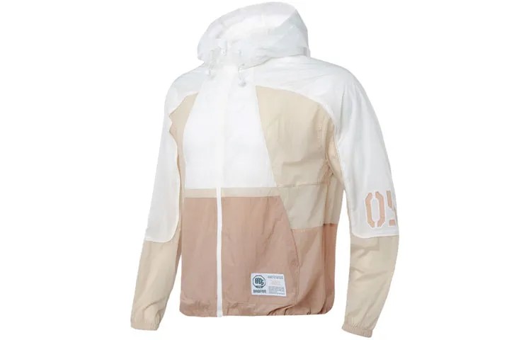 Спортивная баскетбольная коллекция куртка мужская белая Lining, белый