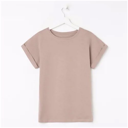 Футболка MIST Basic, размер 40-42, бежевый