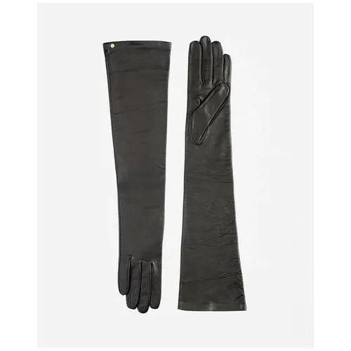 Перчатки Rindi, демисезон/зима, натуральная кожа, подкладка, размер 7.5, черный