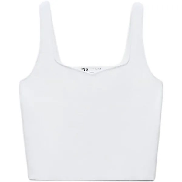 Майка женская белая Zara