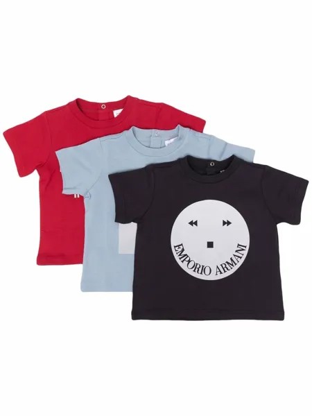 Emporio Armani Kids футболка с графичным принтом