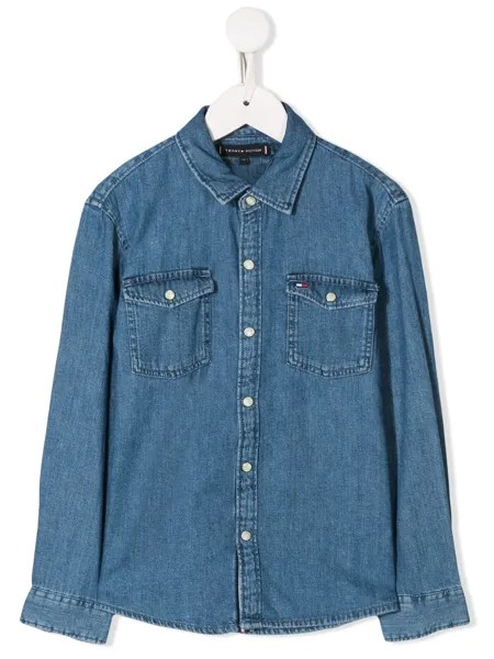 Tommy Hilfiger Junior джинсовая рубашка