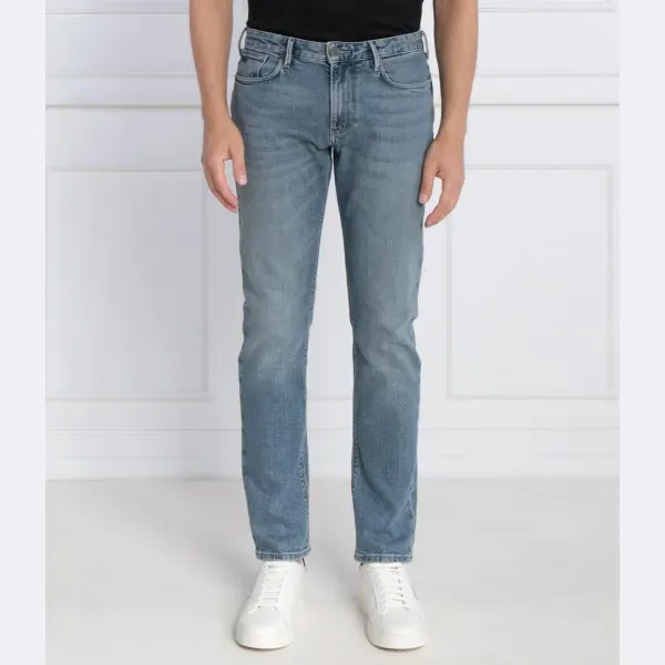 Джинсы узкого кроя j06 Emporio Armani, синий