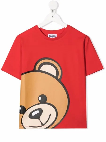 Moschino Kids футболка с принтом Toy Bear