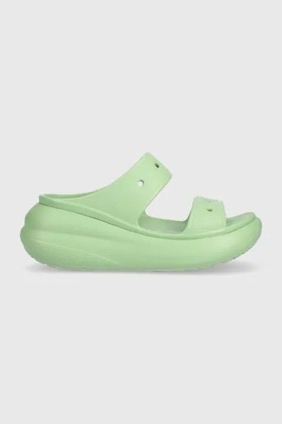 Классические шлепанцы Crush Sandal Crocs, зеленый