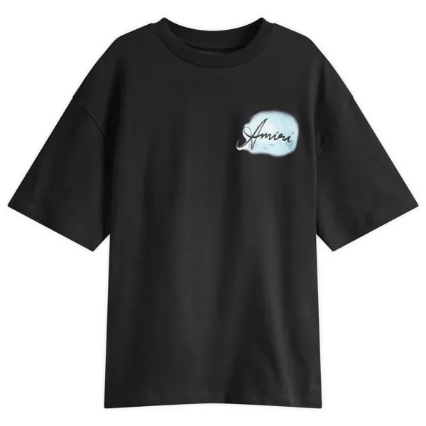 Футболка Amiri Airbrush Logo T-Shirt, черный