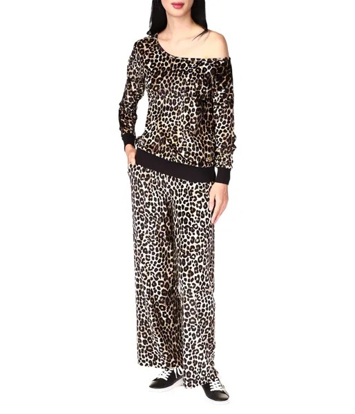 Брюки MICHAEL Michael Kors, Cheetah Straight Leg Pants