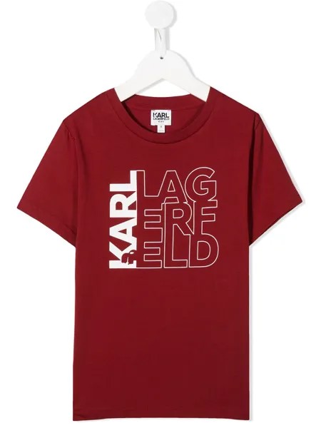 Karl Lagerfeld Kids футболка с логотипом
