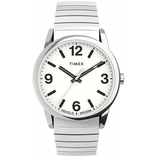 Наручные часы TIMEX Easy Reader TW2U98800, белый, серебряный