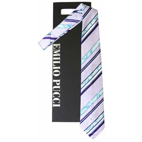 Оригинальный галстук в полоску Emilio Pucci 61881