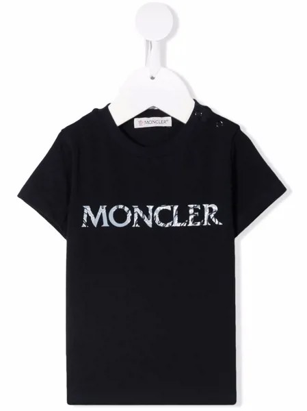 Moncler Enfant футболка с логотипом