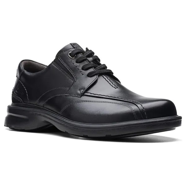 Мужские оксфорды Gessler со средним/широким велосипедным носком Clarks, черный