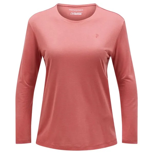 Лонгслив Peak Performance Women's Delta L/S Tee, цвет Trek Pink