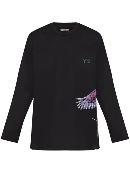 Y-3 футболка с графическим принтом x Adidas, черный
