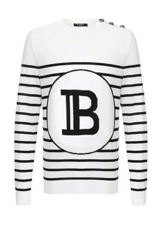 Хлопковый джемпер Balmain