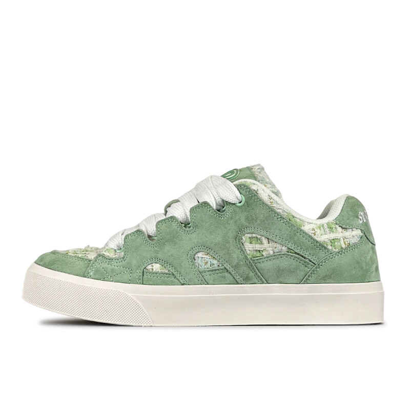 Кроссовки LuzaoT SUPER DRAG Skateboarding Shoes Unisex Low-top Green, зеленый