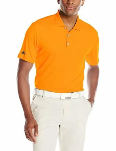Мужская рубашка-поло Adidas Golf Performance, ярко-оранжевая