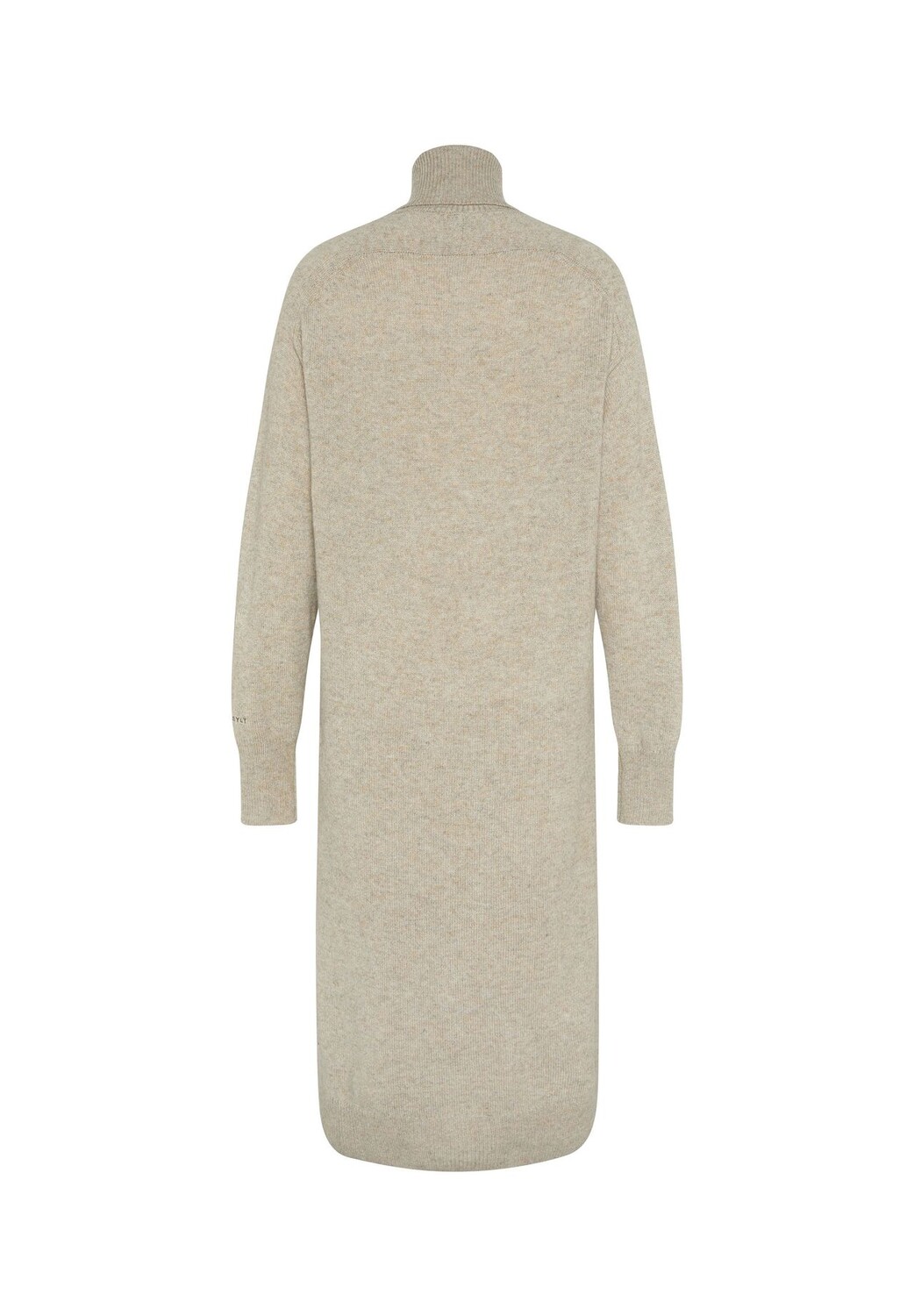 Трикотажное платье с водолазкой и молнией POLO SYLT, цвет Oxford Tan Melange