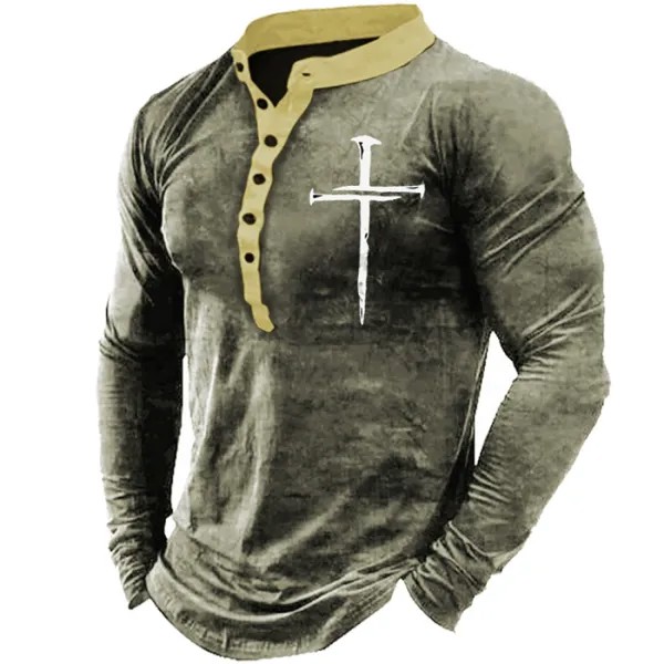 Мужская уличная рубашка Cross Jesus Faith Tactical Henry