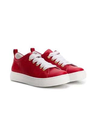 LANVIN Enfant кеды с логотипом