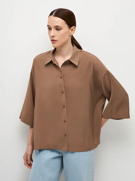Блуза женская Sela 2805010517 коричневая S