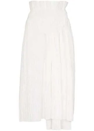 Y-3 плиссированная юбка Brace асимметричного кроя