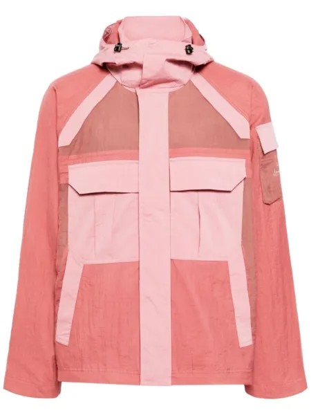 Куртка в технике пэчворк с капюшоном PS Paul Smith, розовый