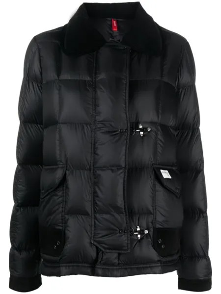 Fay classic-collar quilted down jacket, черный