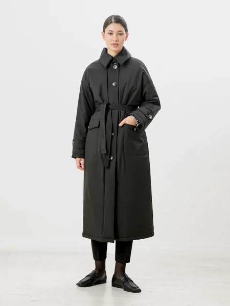 Пальто женское Pompa 1014590i60099 черное 50 RU