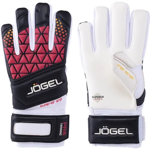 Вратарские перчатки Jogel NIGMA Pro Training Negative, черный, белый