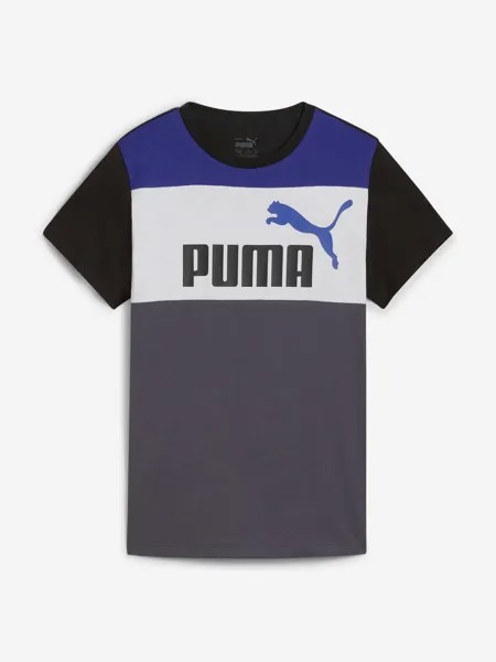 Футболка для мальчиков PUMA ESS+ Block, Черный