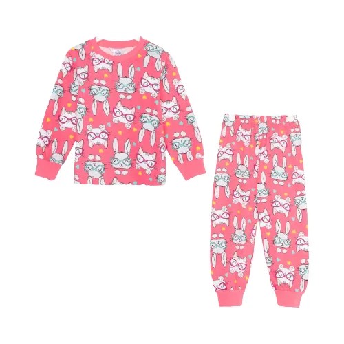 Пижама для девочки А.BK3000D, цвет темно-розовый, рост 104