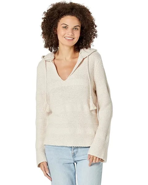 Свитер Faherty Poppy Sweater Hoodie, цвет Couscous