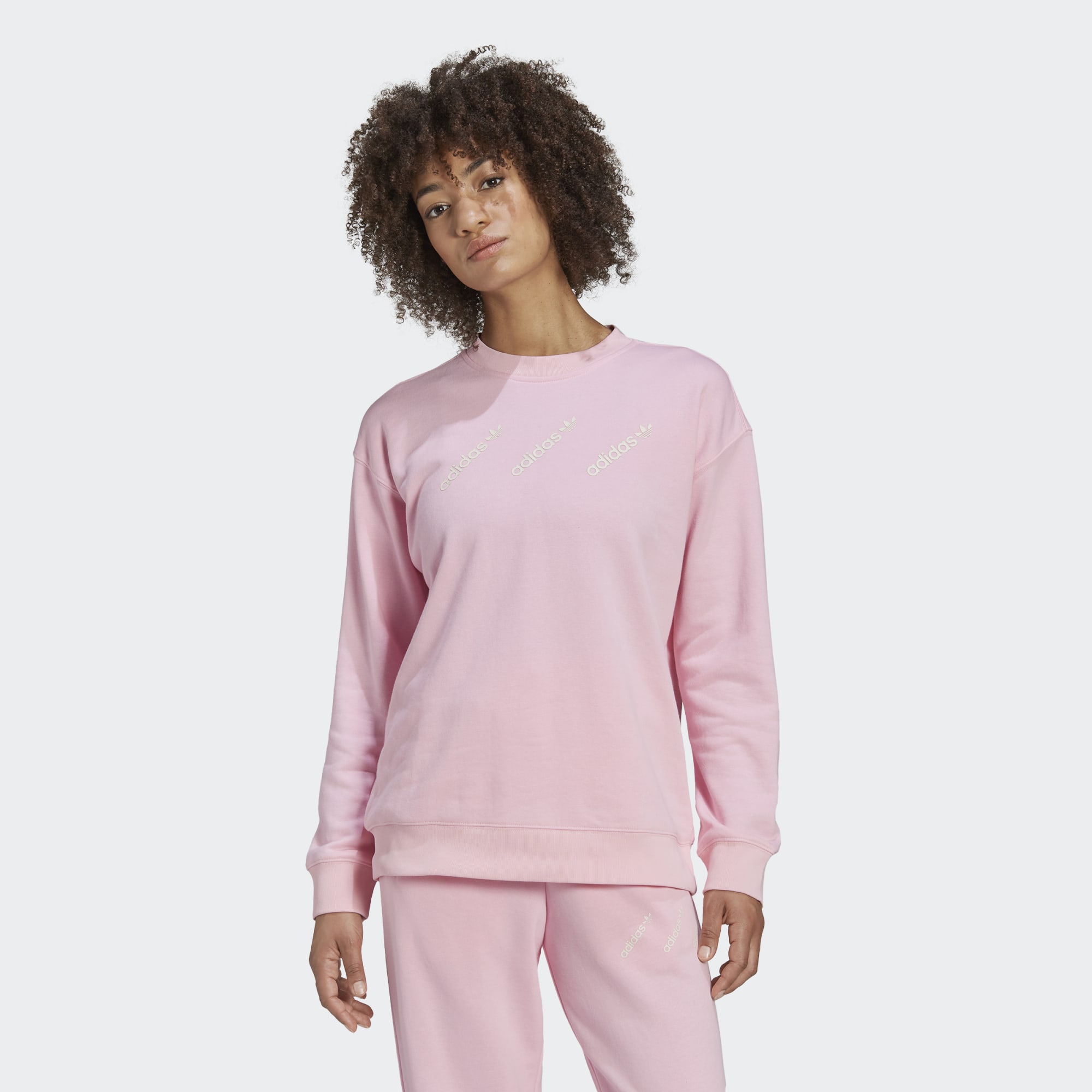 Свитшот женский Adidas HM4869 розовый 32